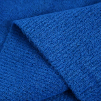 KEYANKETIAN ZA син пуловер женски дълъг пуловер голям размер пуловер с висока воротом с дълъг ръкав ретро основен топъл пуловер яке