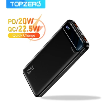Power Bank 20000 ма Преносим Външен Батерия USB Type C PD 20 W Бързо Зареждане на Power Bank ма на 10 000 на 20 000 mah за iPhone 13 Xiaomi