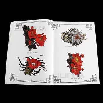 Книга за татуировкам Цветя Хибискус Лилия Rhododendron 