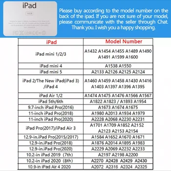 Сладки малки букви за 10,2 ipad 8-та 2020-та 7-то поколение Калъф Pro 12,9 Калъф 2020 Mini 5 Калъф Мек Силикон За ipad Air 4 Mini