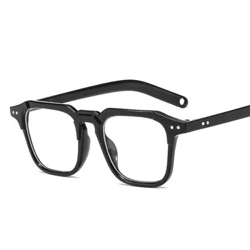 Ретро Квадратна Пластмасови Рамки за очила с анти-синя светлина Класически мъжки Компютърни Очила Оптична Късогледство Дамски слънчеви Очила 2020 Нов