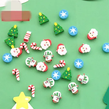 1 кутия / комплект , Коледен Гумичка , Дядо Коледа / Снежен човек / Кутия с Коледна елха, Снабден с Гумена Изтривалка подарък за деца
