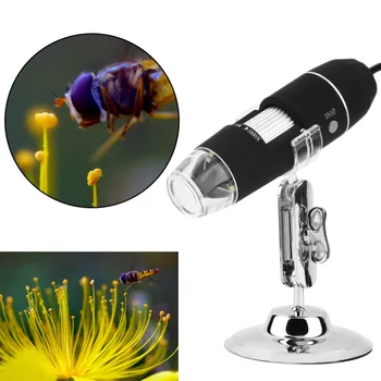 8LED Microscopio USB 1000X Дигитален Микроскоп Помещение Тринокулярный Параэлектронный Биологичен Поялник Поставка За Микроскоп Microscop